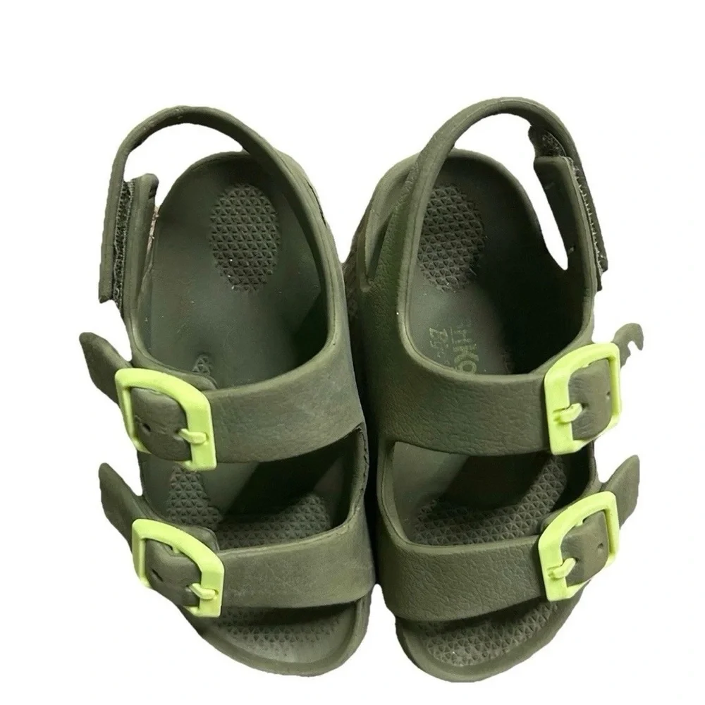 Toddler Oshkosh Green Summer Sandal Shoes Size 7